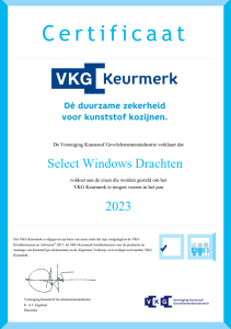 VKG Keurmerkcertificaat 2023 - SW Drachten