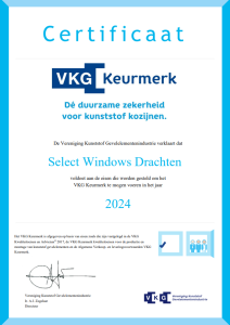 VKG Keurmerk certificaat 2024 - SW Drachten