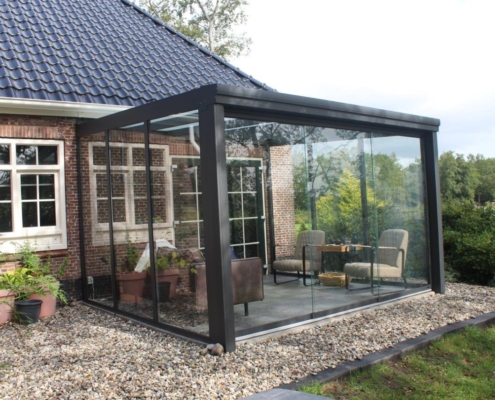 Select Windows Drachten - Veranda met glazen schuifwand